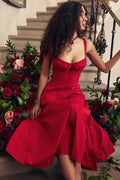 Red Rose Bustier Sundress
